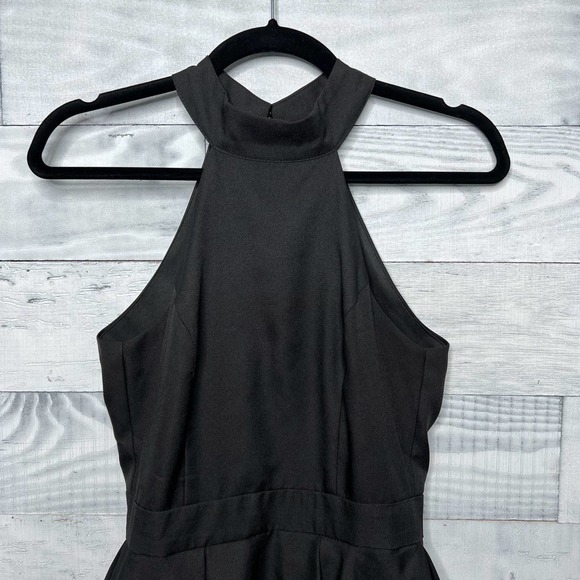 🍉 Lulus Dress Rehearsal Black Skater Dress - Picture 5 of 8